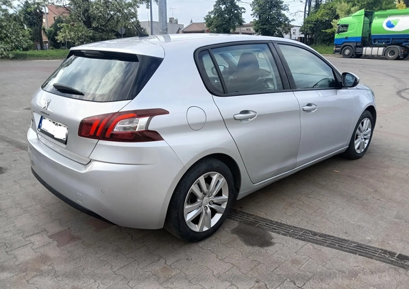 Peugeot 308 cena 31500 przebieg: 166300, rok produkcji 2014 z Kościan małe 37